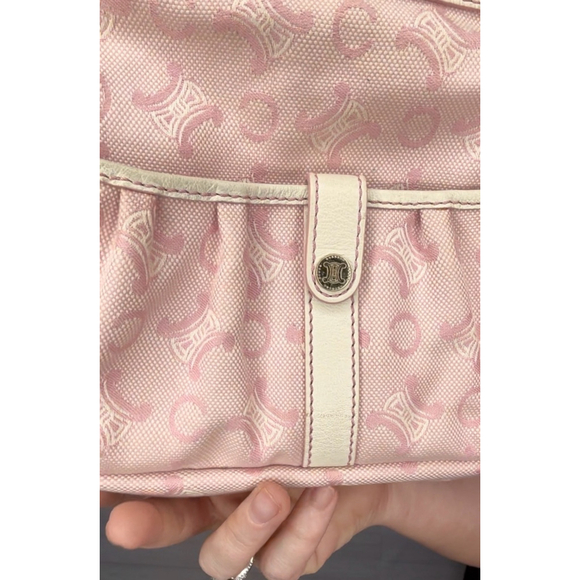 Celine Shoulder Crossbody Bag Pink White with COA EUC sku195667 - Picture 9 of 14